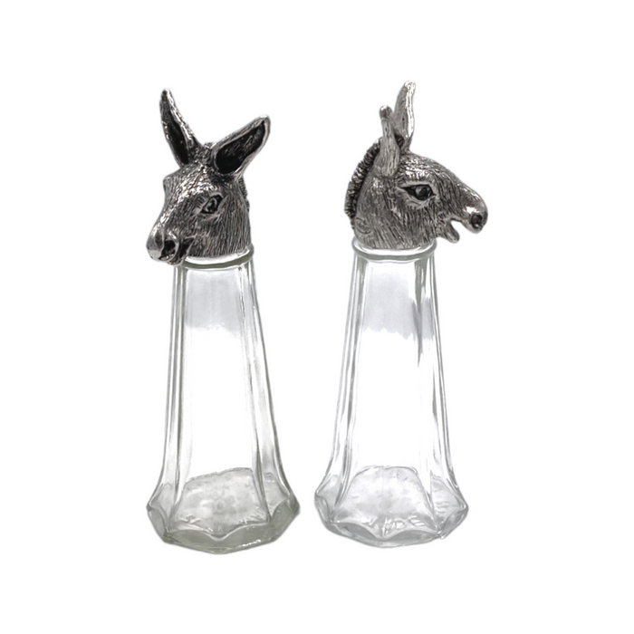 Donkey Salt & Pepper Shakers Tall