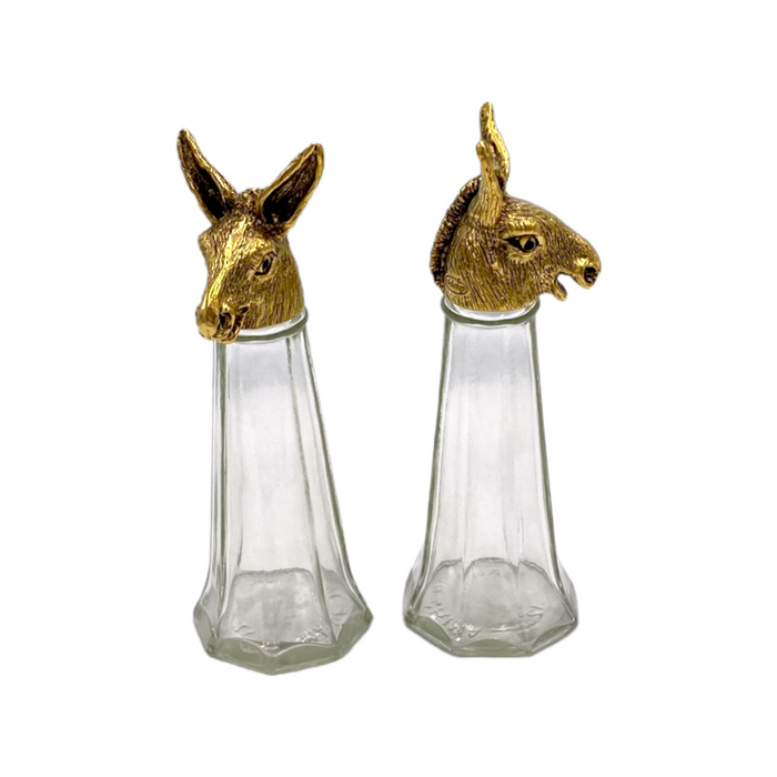 Donkey Salt & Pepper Shakers Tall