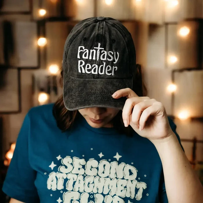 Embroidered Fantasy Reader Dad Hat Hat