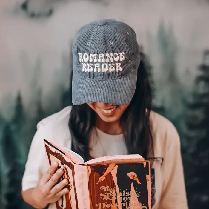 Embroidered Romance Reader Dad Hat Hat