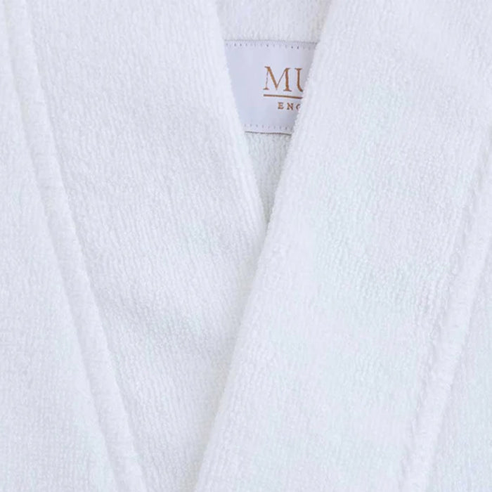 Empire Kimono Bath robe White on a white background