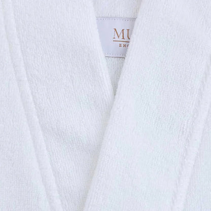 Empire Kimono Bath robe White on a white background