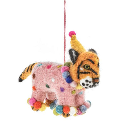 Felt Happy birthday Decoration - Felt Fiesta Tiger