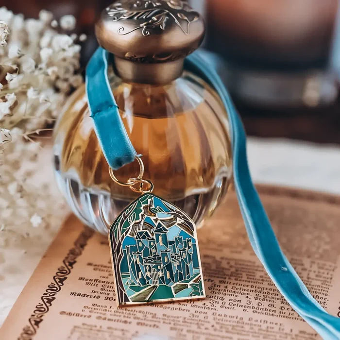 Fictional Castles Inspired Literary Leadlight Bookmarks The Crown of Oaths and Curses Inspired Literary Leadlight