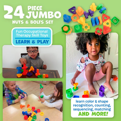 Fine Motor Nuts and Bolts Sensory Set