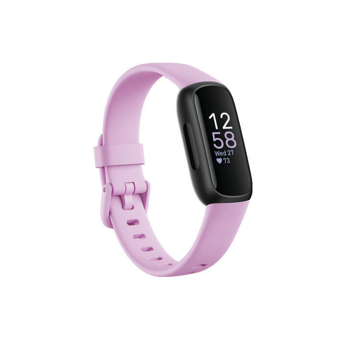 Fitbit Inspire 2 Health & Fitness Smart Watch - Black & Lilac Bliss | 79-FB424BKLV (7619313533116)