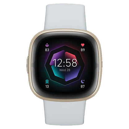 Fitbit Sense 2 Health & Fitness Smart Watch - Blue Mist & Soft Gold | 79-FB521GLBM from Fitbit - DID Electrical