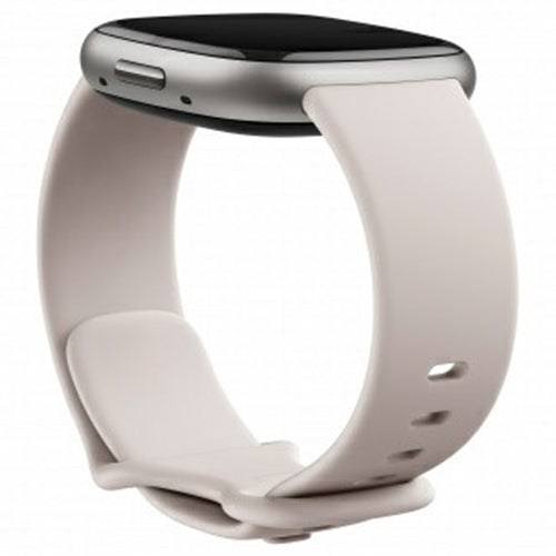 Fitbit Sense 2 Health & Fitness Smart Watch - Lunar White & Platinum | 79-FB521SRWT from Fitbit - DID Electrical