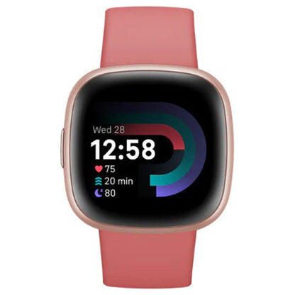 Fitbit Versa 4 Health & Fitness Smart Watch - Pink Sand & Copper Rose | 79-FB523RGRW from Fitbit - DID Electrical