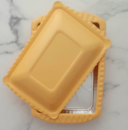 Foil Decor w/Lid Yellow