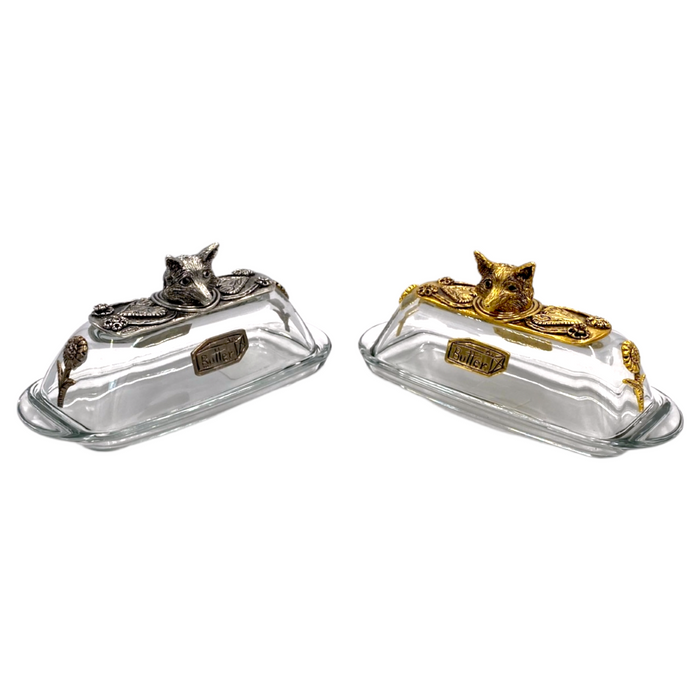 Fox Butter Dish