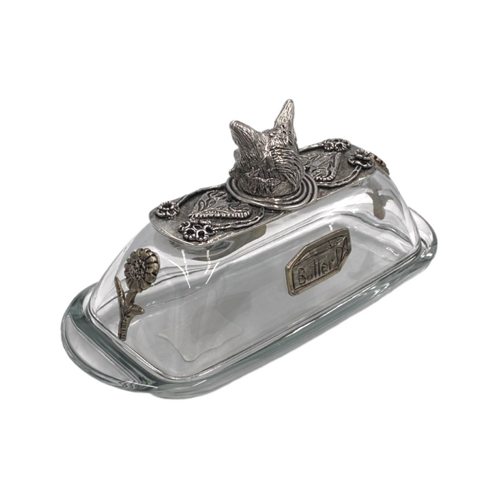 Fox Butter Dish