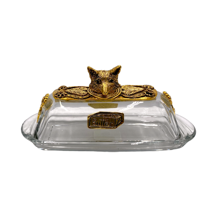 Fox Butter Dish