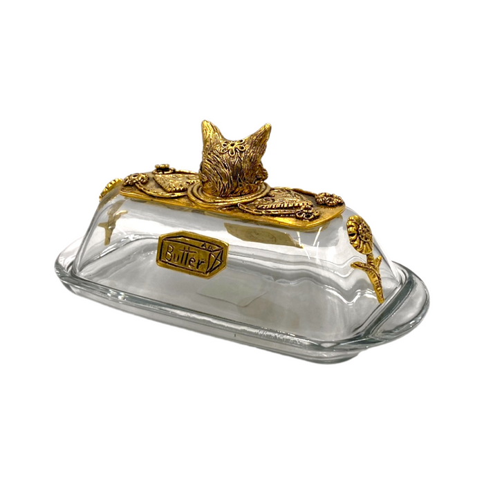 Fox Butter Dish