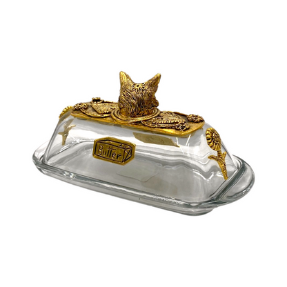 Fox Butter Dish