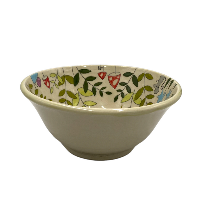 Foxes & Ferns Porcelain Bowls