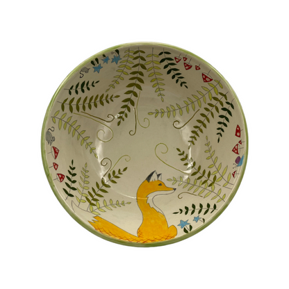 Foxes & Ferns Porcelain Bowls