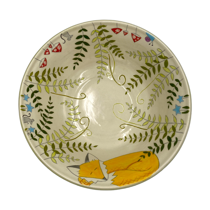 Foxes & Ferns Porcelain Bowls