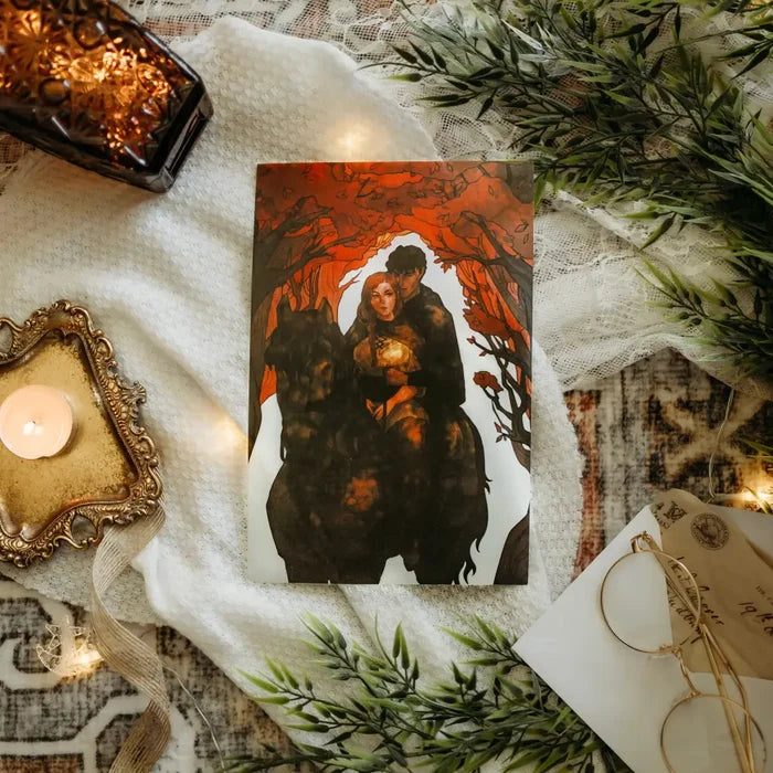 From Blood and Ash Page Overlay Set of 4 Art Prints