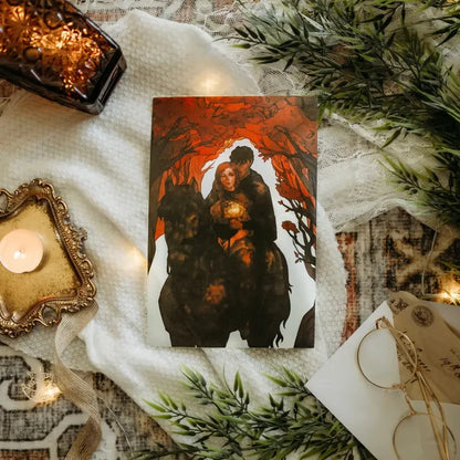 From Blood and Ash Page Overlay Set of 4 Art Prints