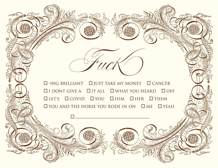Fuck Checklist A2 Notes