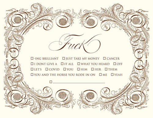 Fuck Checklist A2 Notes