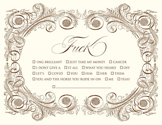 Fuck Checklist A2 Notes