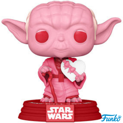 Valentines Yoda with Heart