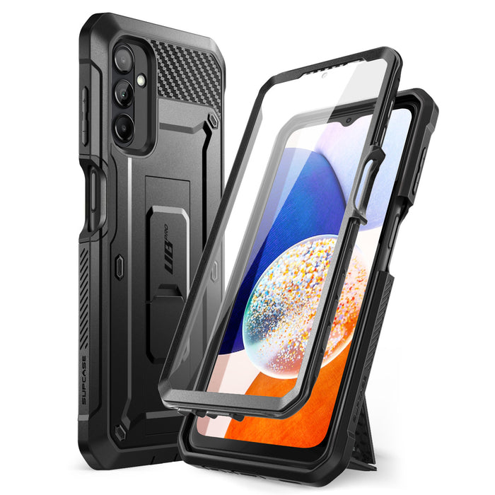Galaxy A14 Unicorn Beetle Pro Rugged Holster Case-Black