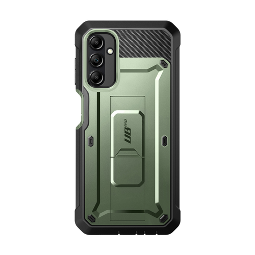 Galaxy A14 Unicorn Beetle Pro Rugged Holster Case-Dark Green