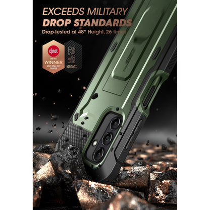 Galaxy A14 Unicorn Beetle Pro Rugged Holster Case-Dark Green