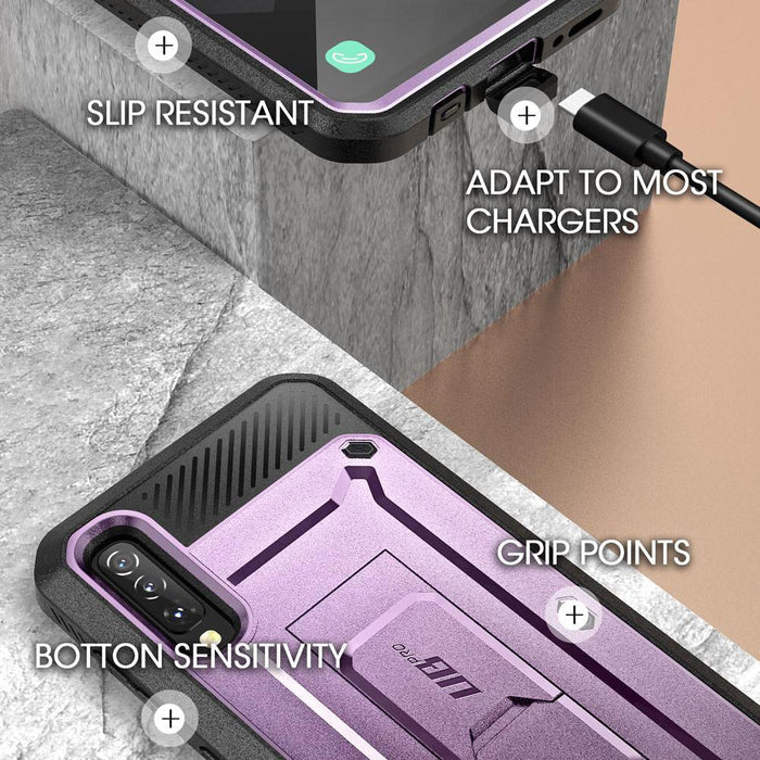 Galaxy A50 Unicorn Beetle Pro Rugged Case(open box)-Metallic Purple