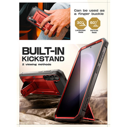 Galaxy S24 Plus Unicorn Beetle PRO Rugged Case-Metallic Red