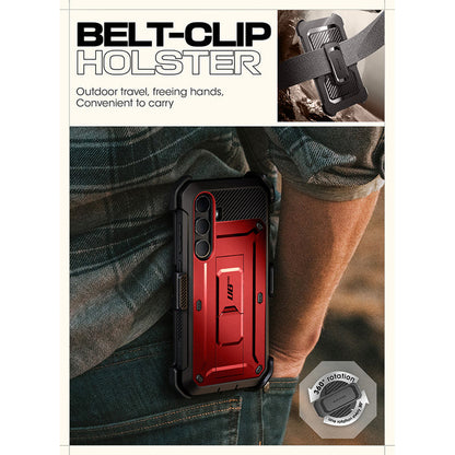 Galaxy S24 Plus Unicorn Beetle PRO Rugged Case-Metallic Red