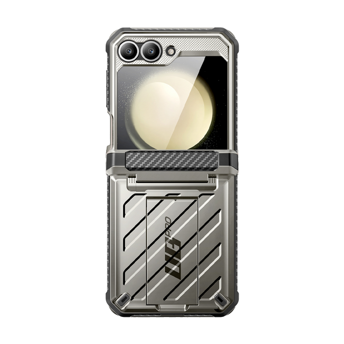 Galaxy Z Flip7 FE Unicorn Beetle PRO Rugged Case with Belt Clip-Titan Gray