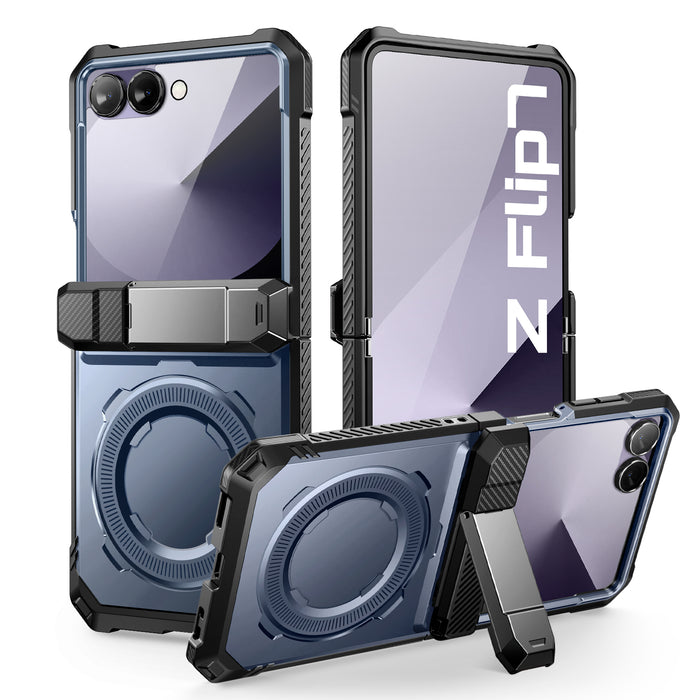 Galaxy Z Flip7 UB Grip Magsafe Phone Case-Metallic Blue