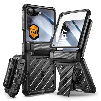 Galaxy Z Flip7 Unicorn Beetle PRO Rugged Case with Belt Clip(open box)-Black