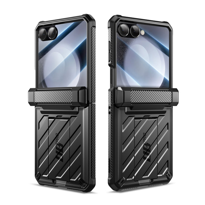 Galaxy Z Flip7 Unicorn Beetle PRO Rugged Case with Belt Clip(open box)-Black
