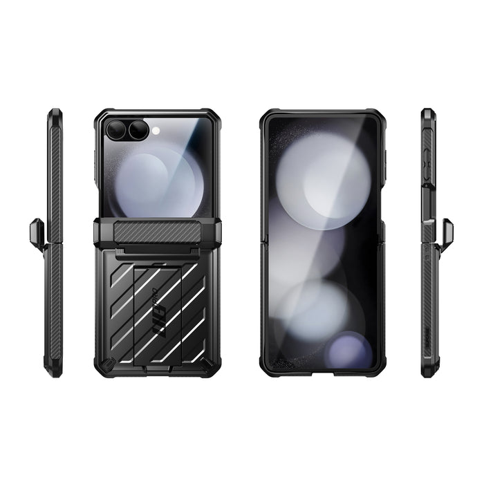 Galaxy Z Flip7 Unicorn Beetle PRO Rugged Case with Belt Clip(open box)-Black