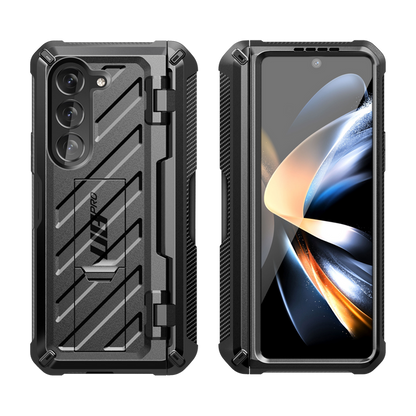 Galaxy Z Fold5 Unicorn Beetle PRO Rugged Case with S-Pen Holder-Black