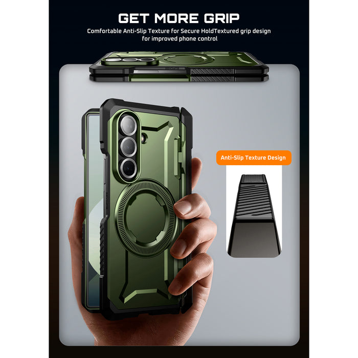 Galaxy Z Fold7 UB Grip MagSafe Case(open box) - Dark Green