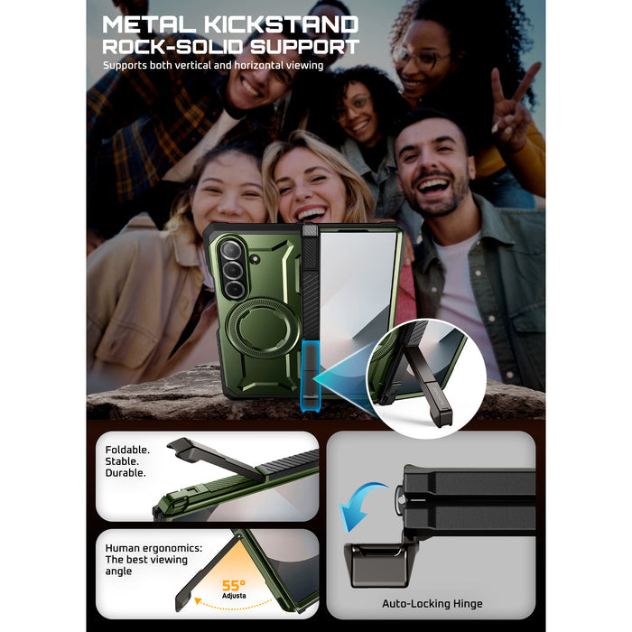 Galaxy Z Fold7 UB Grip MagSafe Case(open box) - Dark Green