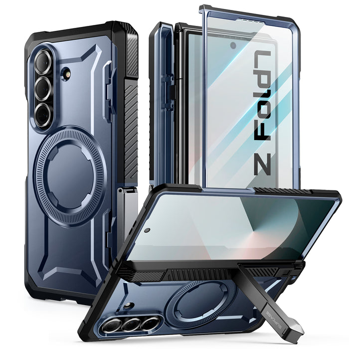 Galaxy Z Fold7 UB Grip MagSafe Case(open box) - Metallic Blue