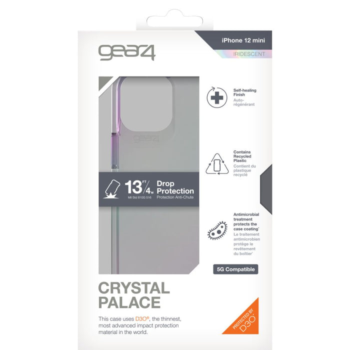 Gear4 Crystal Palace Case for iPhone 12 Mini - Iridescent | 702006032 (7671579869372)