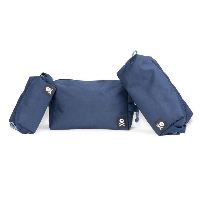 Forager Provisions LTD Ghost Outdoors Australia navy modular dopp kit 3-pack for travel organisation