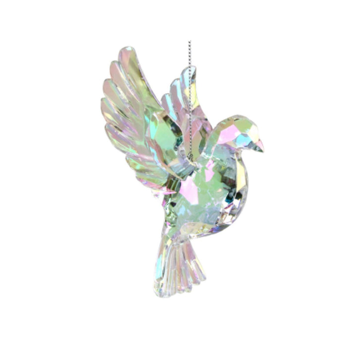 Gisela Graham Christmas Decoration - Iridescent Dove