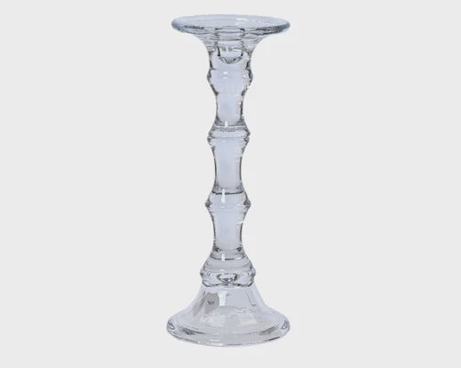 Glass Candle Holder - H29.5cm