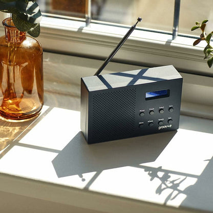 Groov-e Paris Portable DAB/FM Digital Radio - Black | GVDR03 from Groov-e - DID Electrical