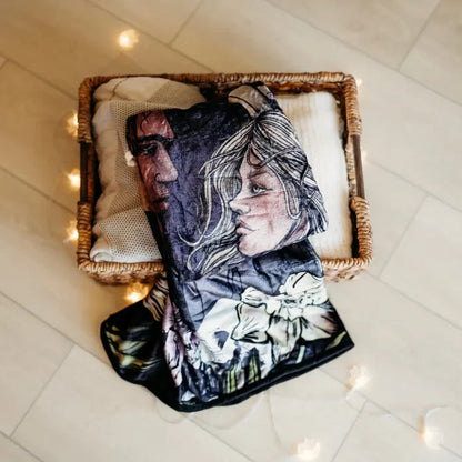 Hades & Persephone Inspired Throw Blanket