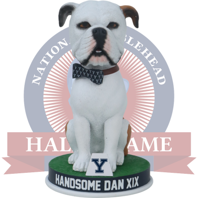 Handsome Dan XIX Yale Bulldogs Live Bulldog Bobblehead